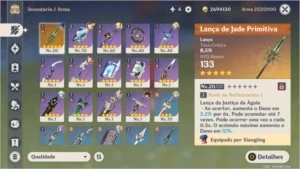 Klee+ albedo+keqing+lança de jade ar 43 - Genshin Impact