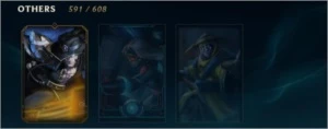 CONTA NO MESTRE COM 1033 SKINS (INCLUINDO PAX TF) - League of Legends LOL