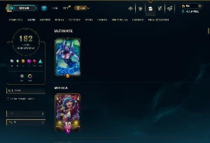 Ouro 4 com TODOS os Champs e 182 Skins ( SUP / TOP ) - League of Legends LOL