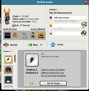 Conta Habbo 2008 - emblemas raros, placar bom etc