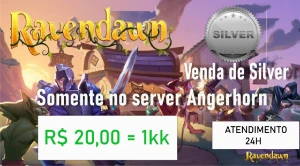 Ravendawn Silver - Somente server Angerhorn - R$ 25,00 = 1kk - Outros