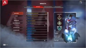CONTA APEX LEGENDS (HERANÇA WRAITH)