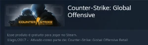 CONTA CS:GO + PRIME - Counter Strike