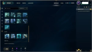 Conta 190 skins Terminou D4 MAs net lixo perdeu borda - League of Legends LOL