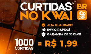 🚀[MENOR PREÇO]✨CURTIDAS + VISUALIZAÇÕES BRASILEIRAS NO KWAI - Redes Sociais