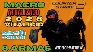 Counter Strike 2 - Macro No Recoil - Mouses Logitech - 2026 