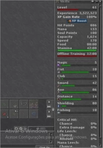 Tibia! Elder Druid 156 RK Lacrada Premmy
