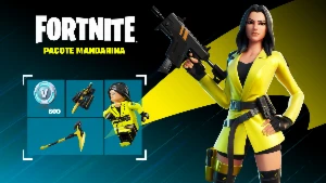 Conta Fortnite Com 4800 Vbucks + Pacote Mandarina - Outros