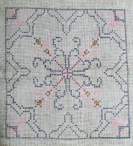 Tela para bordar em juta TJ-104 - 60 x 55 cm - Artesanato e Personalizados