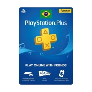 Gift Card - Playstation Brasil - 3 Meses - Gift Cards