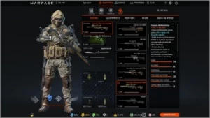 Warcafe - Ptt.63 + inúmeras armas. - Warface