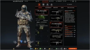 Warcafe - Ptt.63 + inúmeras armas. - Warface