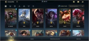 Conta wlid rift platina IV - League of Legends: Wild Rift LOL WR