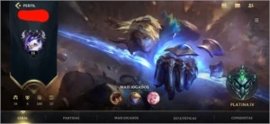 Conta wlid rift platina IV - League of Legends: Wild Rift LOL WR