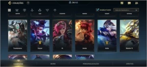 Conta wlid rift platina IV - League of Legends: Wild Rift LOL WR