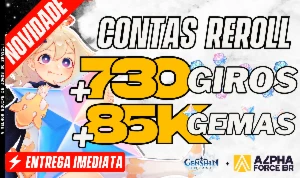 ✨ REROLL GENSHIN IMPACT - MAIS DE 78.000 GEMAS ESSENCIAIS ✨