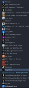 Conta steam com 31 jogos (FIFA 22 E 23, R6 E ETC) - Outros