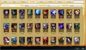 Conta LoL 95 Campeões +Skins e Maestria - League of Legends