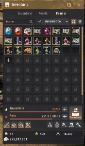 Conta Bdo-SA 730Gear Woosa Main DualBS PEN+2 Cavalo Lendas - Black Desert