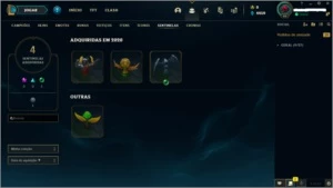 Conta League of Legends Diamond 4 barata Inativa LOL