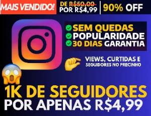 Seguidores Instragram O Mais Barato Possivel - Redes Sociais