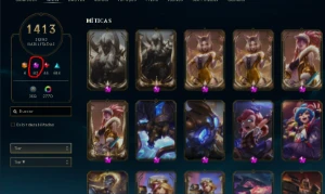 Conta Lol (Todas As Skins,(1413) De Colecionador) Única ! - League of Legends