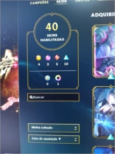 Conta League of Legends LOL
