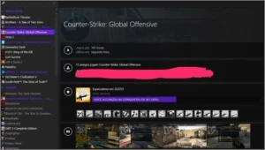 Conta Steam com vários jogos