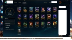 Conta League of Legends Bronze 4 (Borda/Prata) LOL
