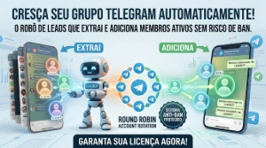 🚀 Bot Telegram – Extração + Adição Automática de Membros