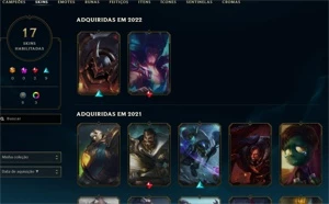 Conta LoL Diamante 2 season 11 - League of Legends