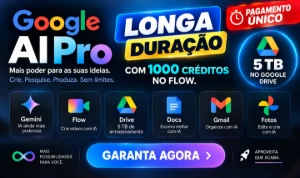 Google Ai Pro + Gemini Pro + Flow + 5Tb 18m 30 dias garantia - Assinaturas e Premium