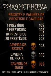 UP level prestigio Phasmophobia