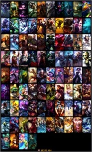 conta league of legends com 85 skins e todos os personagens LOL