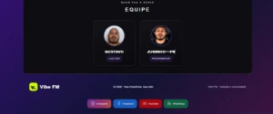 Template Para Web Rádio Blogspot Vibe Fm 89 Fr.V10/26 - Sites, Lojas e Sistemas Prontos Sites e Scripts