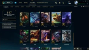 CONTA LOL DIAMANTE 3 COM EZ PULSEFIRE E 65% MMR - League of Legends