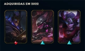 conta com skin zed dizimador - League of Legends LOL