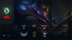 conta com skin zed dizimador - League of Legends LOL