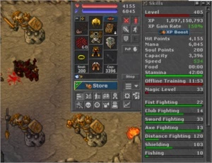 Tibia Royal Paladin level 405 Server BR Guild Dominante + RK