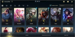 CONTA WILD RIFT - PLATINA IV, 10+ SKINS, 35+ CHAMPS, LVL 39 - League of Legends: Wild Rift LOL WR
