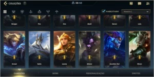 CONTA WILD RIFT - PLATINA IV, 10+ SKINS, 35+ CHAMPS, LVL 39 - League of Legends: Wild Rift LOL WR