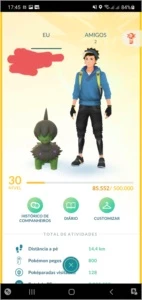 Conta Pokemon go LVL 30 com Deino Shiny - Pokémon