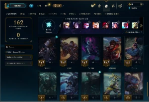 Unranked com 45 Champs e 31 Skins - League of Legends LOL