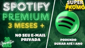 Spotify Premium 3 meses  (Não Necessário Da Senha) - Assinaturas e Premium