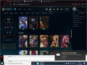 CONTA LOL GOLD 1 - League of Legends