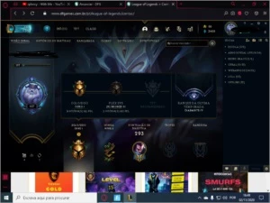 CONTA LOL GOLD 1 - League of Legends