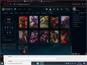 CONTA LOL GOLD 1 - League of Legends