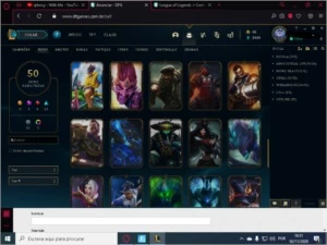 CONTA LOL GOLD 1 - League of Legends