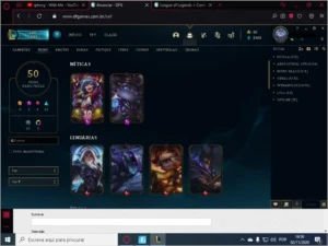 CONTA LOL GOLD 1 - League of Legends