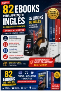 82 Ebooks Para Aprender Inglês Do Zero Ao Avançado!